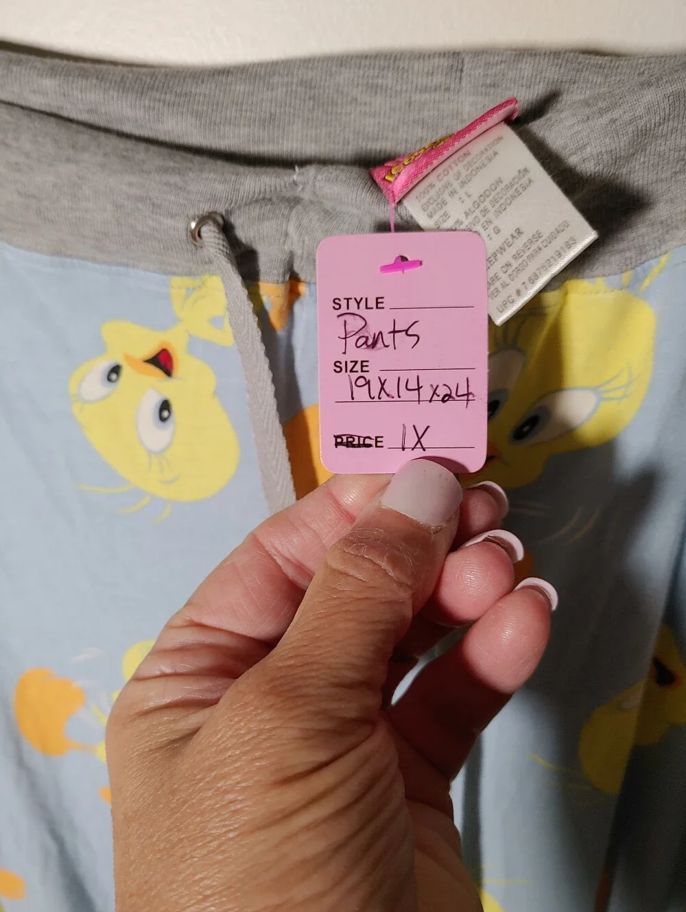 Looney Tunes 1X Tweety Super Cute Short Sleeve Lightweight Pajama Set
